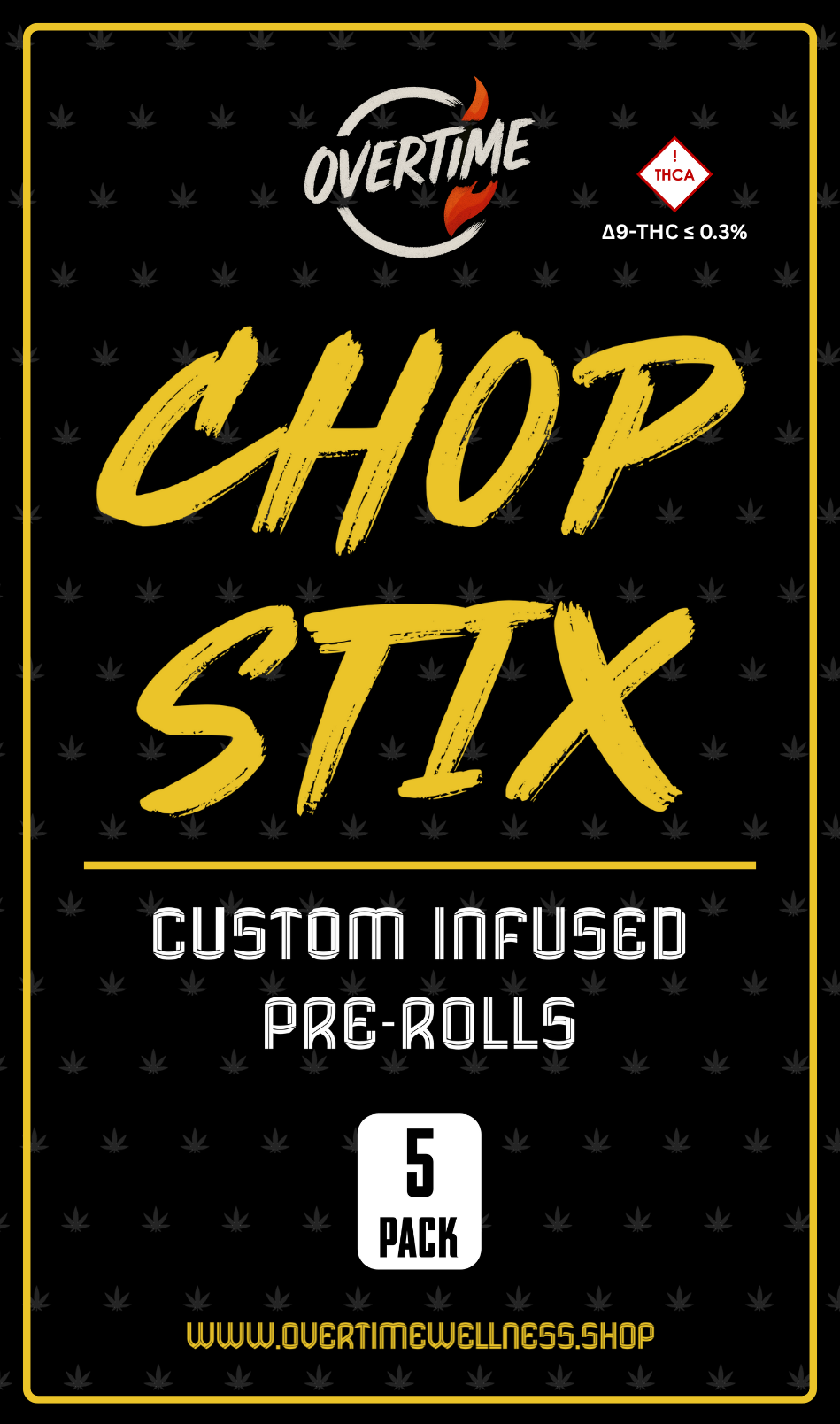CHOP STIX Infused Custom Pre-rolls
